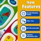 4E’s Novelty Kids Melamine Dinner Plates Set of 4 – Divided Plates for Picky Eaters, BPA-Free, Shatterproof, Toddler Mealtime Essentials for Boys